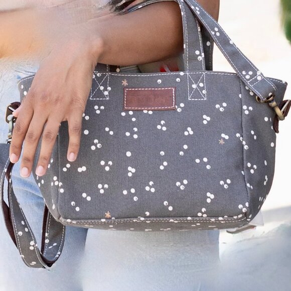 Maika TOTE - Canvas Small Tote like Satchel NOCHI Design - Picture 8 of 8